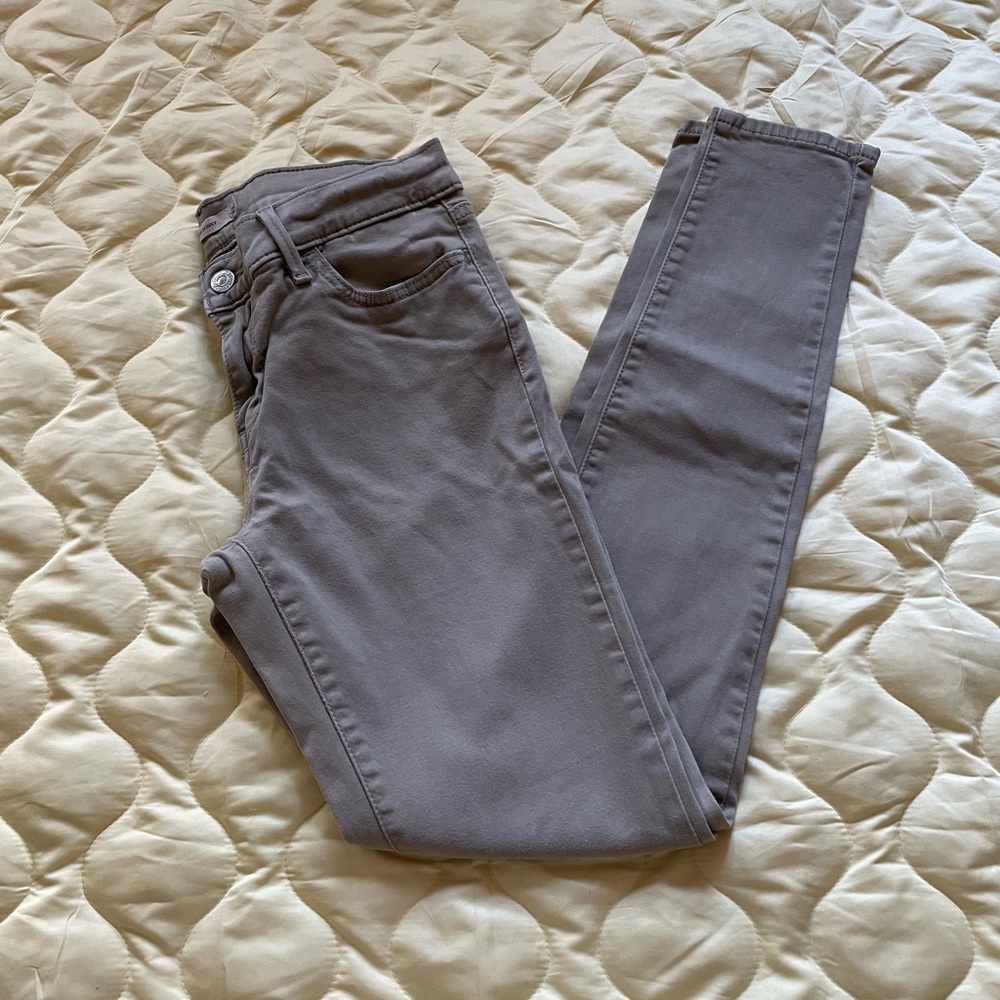LEVIS 701 super skinny jeans size 29 tan